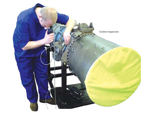 光纖內(nèi)窺鏡檢測(cè)現(xiàn)場圖